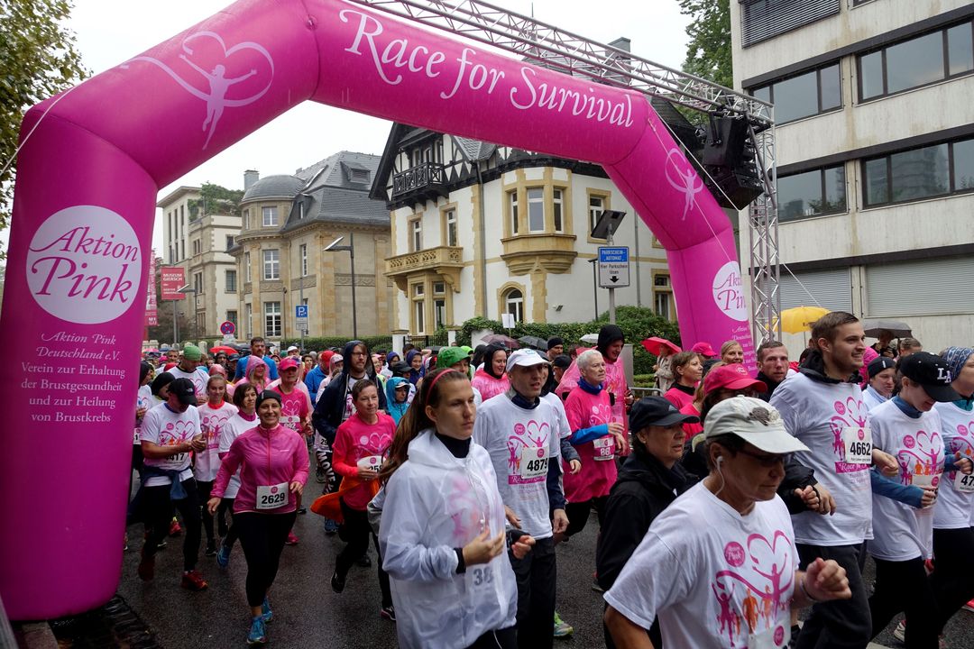 Eröffnung der Europäischen Woche des Sports beim Aktion Pink Race for Survival | Bildquelle: Mirco Saric
